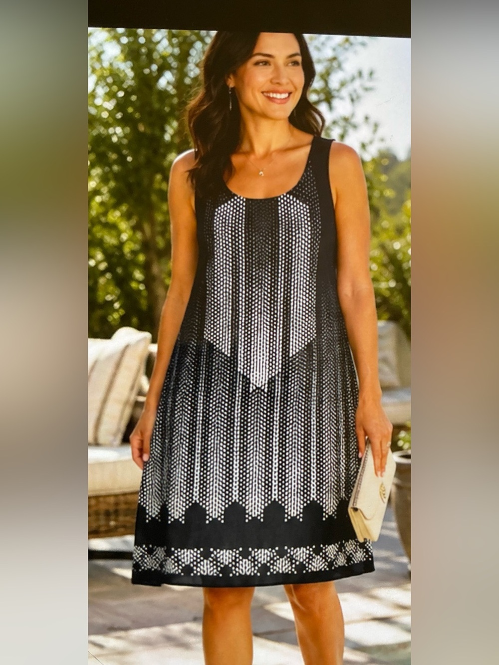 M.S.S.P. Dotted A-Line Shift Dress